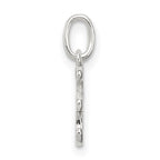 Sterling Silver Letter H Initial Charm