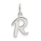 Sterling Silver Letter R Initial Charm