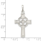 Sterling Silver Polished Cross Pendant