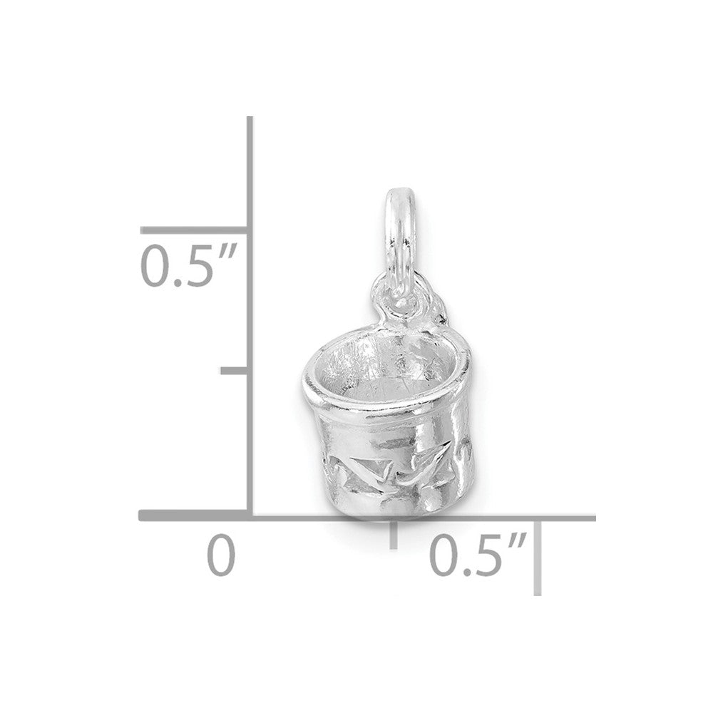Sterling Silver Polished Mug Charm