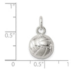 Sterling Silver Volleyball Charm