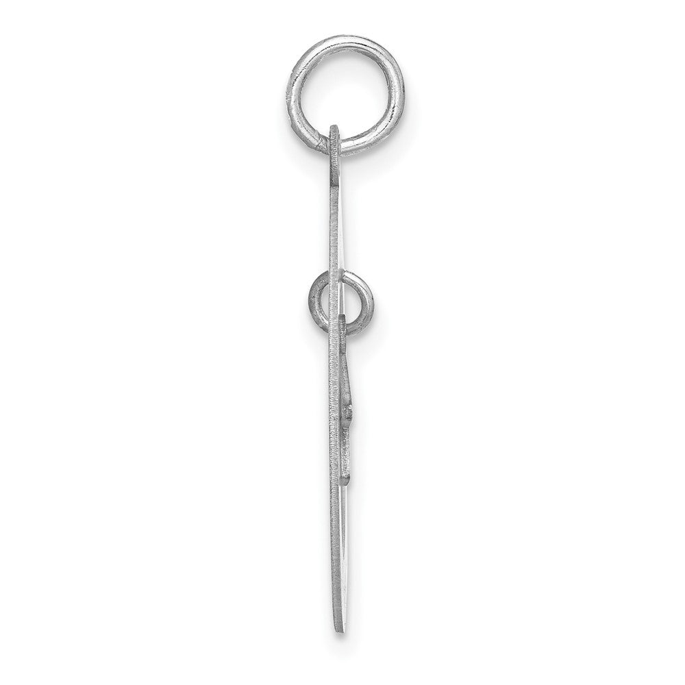 SS/Rhodium-plated Personalized Graduation Charm