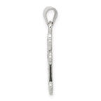 Sterling Silver Cross with CZ Pendant