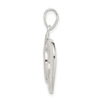 Sterling Silver Polished Heart Pendant
