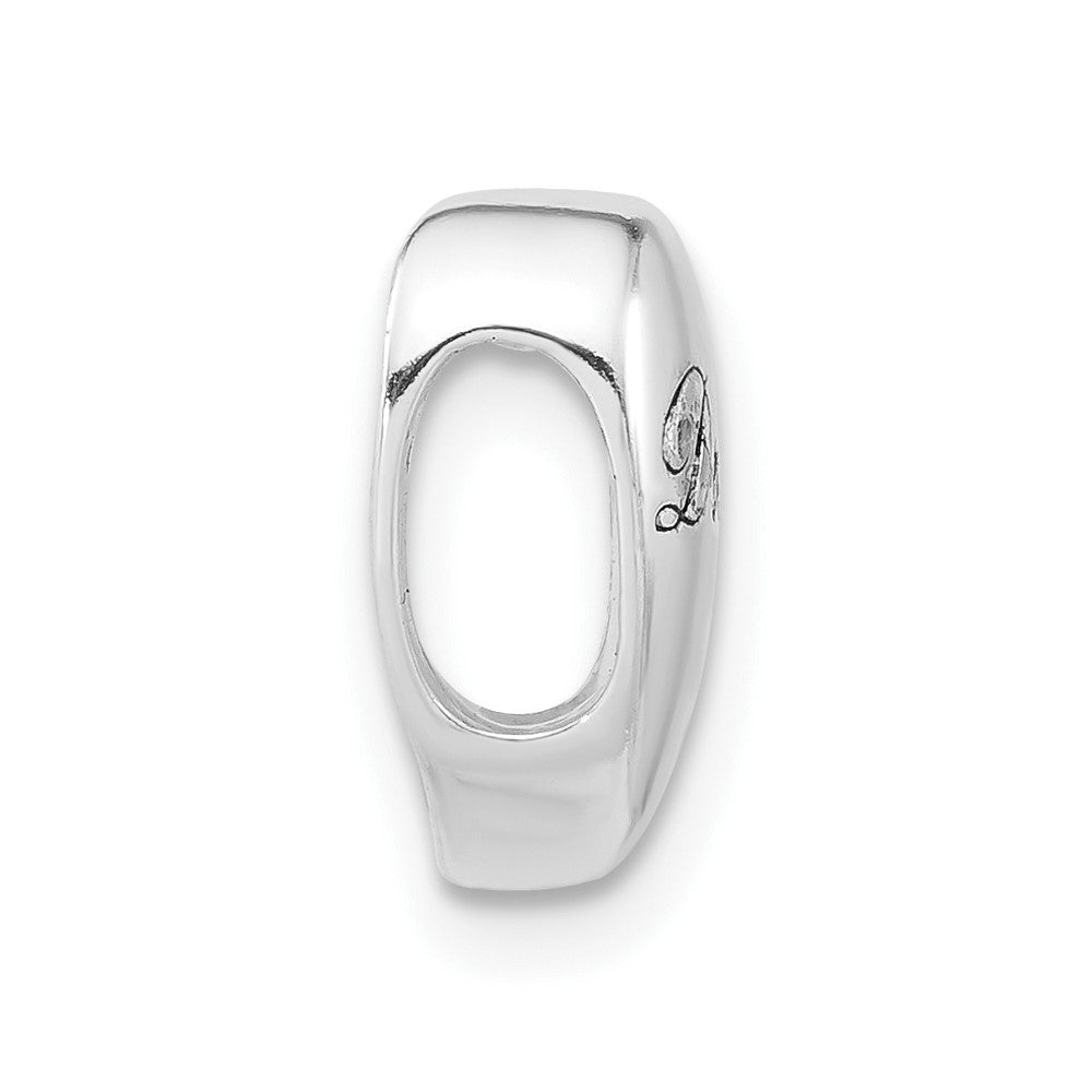 Sterling Silver Enameled Dream Heart Slide Pendant