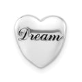 Sterling Silver Enameled Dream Heart Slide Pendant