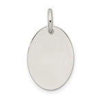 Sterling Silver Polished Enamel Hope Pendant