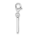 Sterling Silver CZ Peace Charm