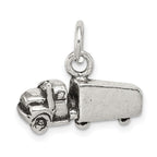 Sterling Silver Antiqued Truck Charm