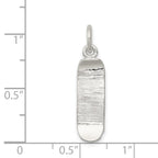 Sterling Silver Skateboard Charm