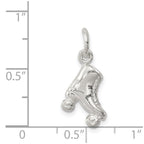 Sterling Silver Roller Skate Charm