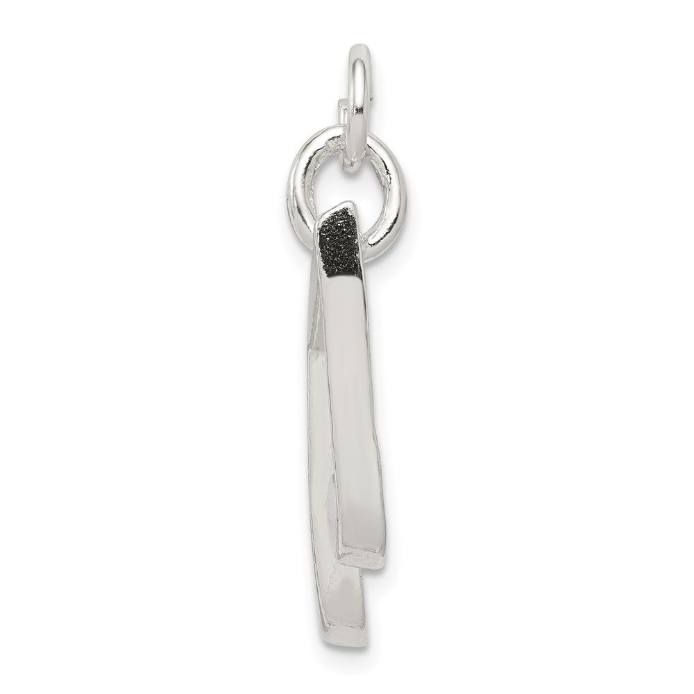 Sterling Silver Music Notes Charm