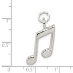 Sterling Silver Music Notes Charm