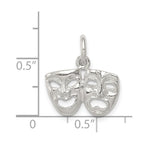 Sterling Silver Comedy/tragedy Charm