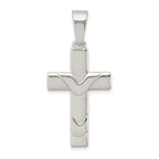 Sterling Silver Polished Cross Pendant