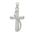 Sterling Silver Polished Cross Pendant