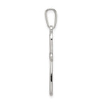 Sterling Silver Polished Latin Cross Pendant