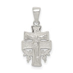 Sterling Silver Polished Mini INRI Crucifix Pendant