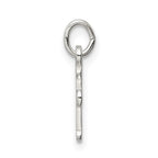 Sterling Silver Polished Cross Charm
