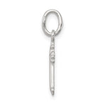 Sterling Silver Polished Cross Charm