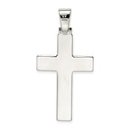 Sterling Silver Polished Cross Pendant