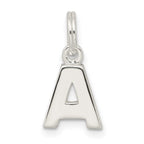 Sterling Silver Letter A Initial Charm