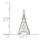 Sterling Silver Letter A Initial Charm