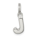 Sterling Silver Letter J Initial Charm