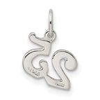 Sterling Silver Polished 25 Charm