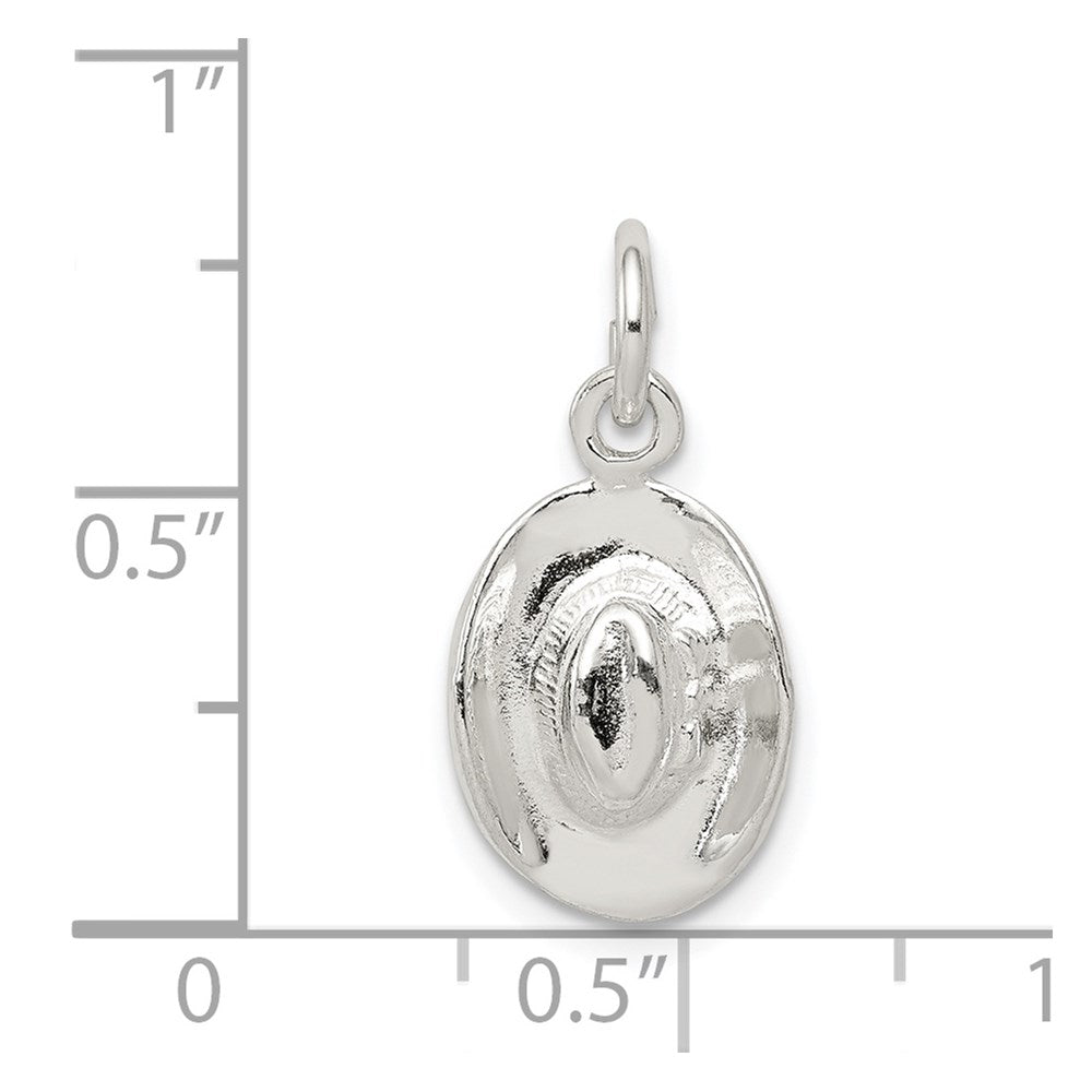 Sterling Silver Cowboy Hat Charm