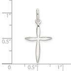 Sterling Silver Polished Passion Cross Charm