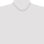 Sterling Silver 2.75mm Beveled Oval Cable Chain