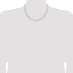 Sterling Silver 7.5mm Curb Chain