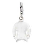 SS RH 3-D Enameled Collared Shirt and Tie w/Lobster Clasp Charm