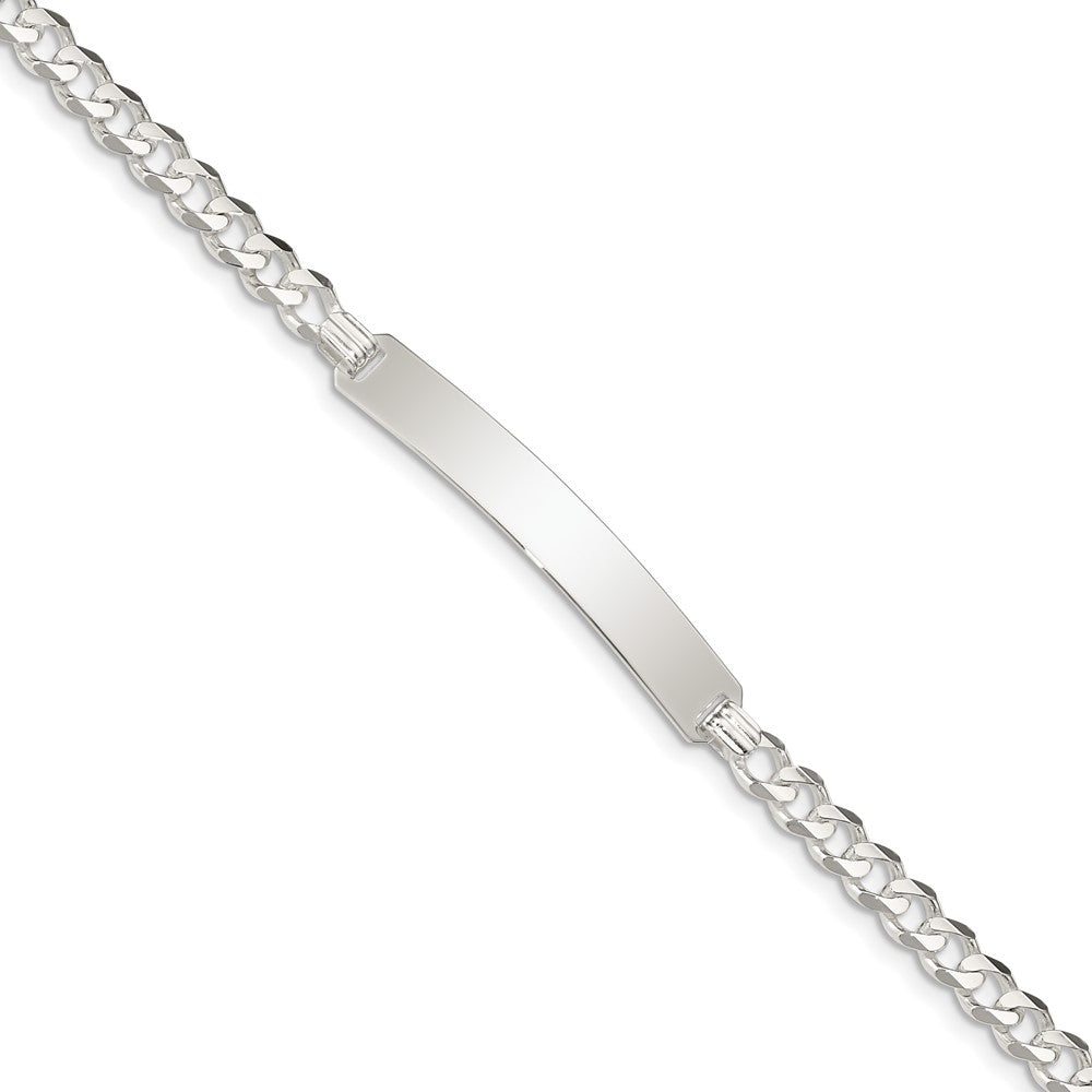 Sterling Silver ID Curb Link Bracelet