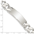 Sterling Silver Curb Link ID Bracelet