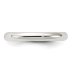 Sterling Silver 3mm Comfort Fit Band