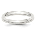 Sterling Silver 3mm Comfort Fit Band