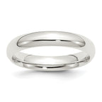 Sterling Silver 4mm Comfort Fit Band