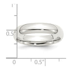 Sterling Silver 5mm Comfort Fit Band