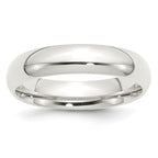 Sterling Silver 5mm Comfort Fit Band