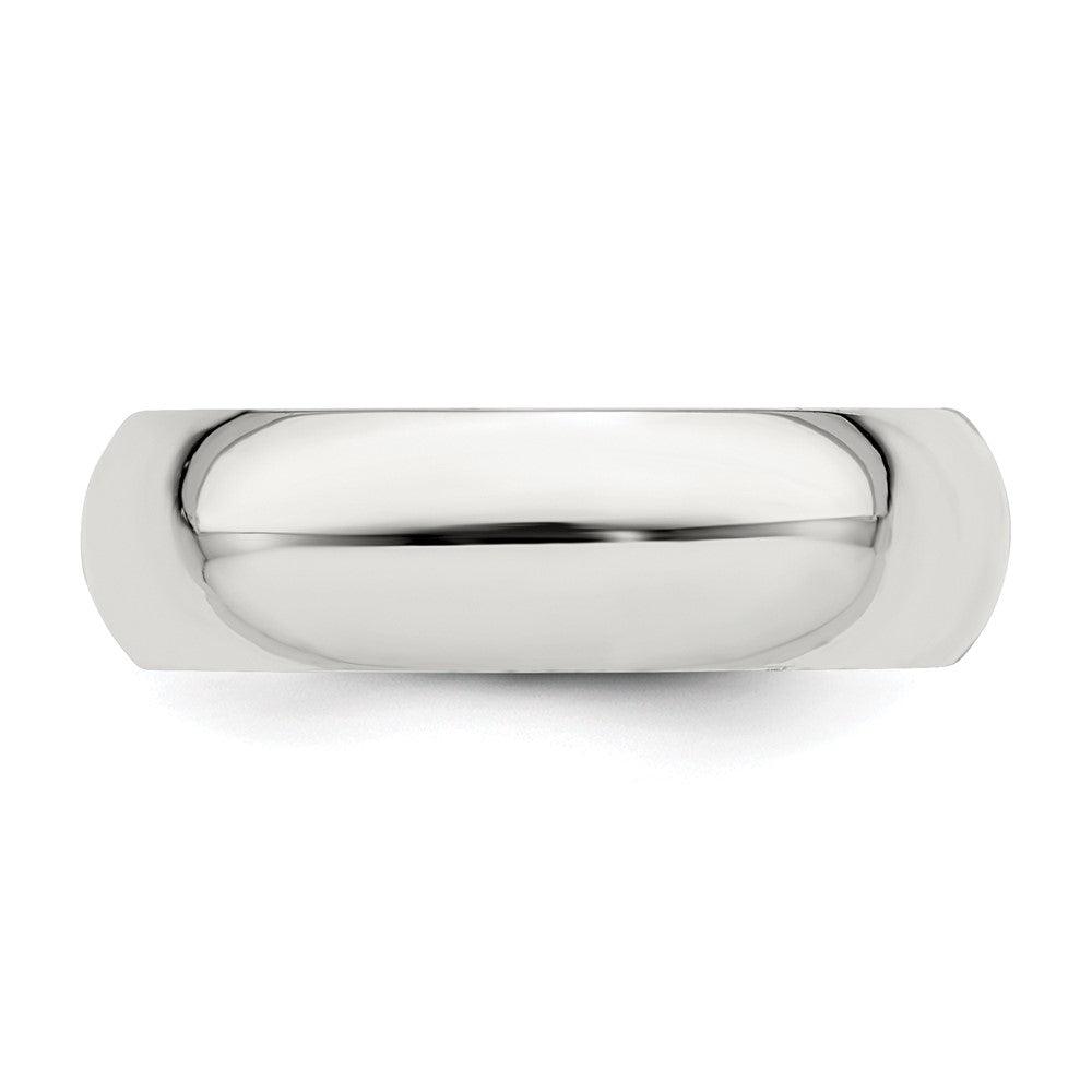 Sterling Silver 6mm Comfort Fit Band