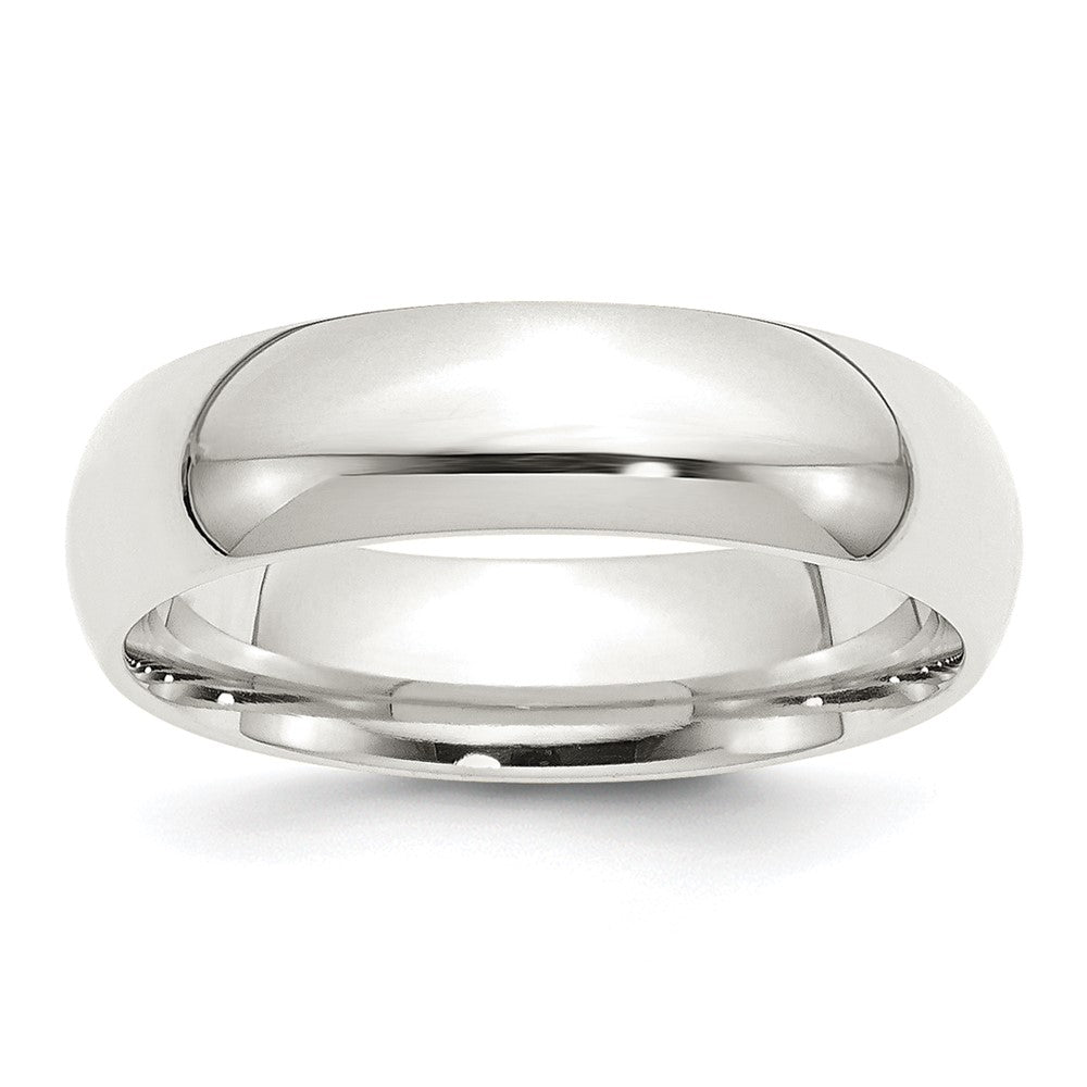 Sterling Silver 6mm Comfort Fit Band