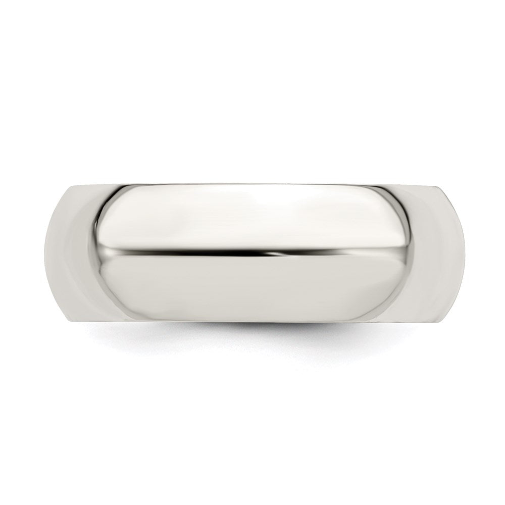 Sterling Silver 7mm Comfort Fit Band