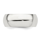 Sterling Silver 8mm Comfort Fit Band