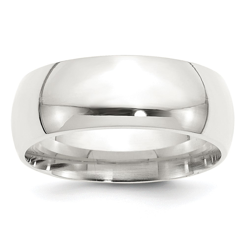 Sterling Silver 8mm Comfort Fit Band