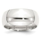 Sterling Silver 9mm Comfort Fit Band