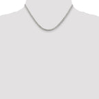 Sterling Silver 3.8mm Pav‚ Curb Chain