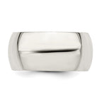 Sterling Silver 10mm Comfort Fit Band