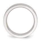 Sterling Silver 4mm Comfort Fit Flat Band